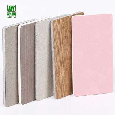 3-30 mm pannelli di pareti divisorie ignifughe con cartone MgO decorativo